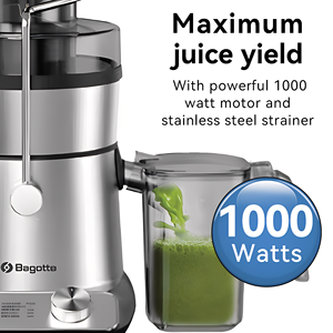 DB015 Centrifugal <b>Juicer</b> 600W 20000RPM Multifunctional Fruit Vegetable Stainless Steel Housing Automatic Pulp Ejection - Product Image 4