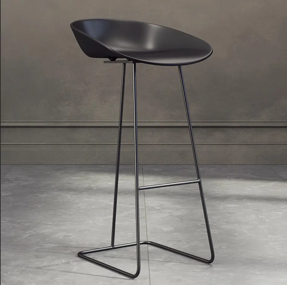 Высококачественные кожаные стулья высотой 75 см и 2021 см черного цвета, стулья для бара, 105