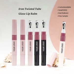 Baume à lèvres personnalisé avec logo Tube de tête en fer confortable pour les lèvres Twisted Shea hydraté nourri Vente en gros Huile de traitement pour les lèvres brillantes - Product Image 6