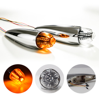 Feu de gabarit LED étanche IP68 certifié DOT SAE, type balle, pour toit de cabine et feux de dégagement latéraux de semi-remorque