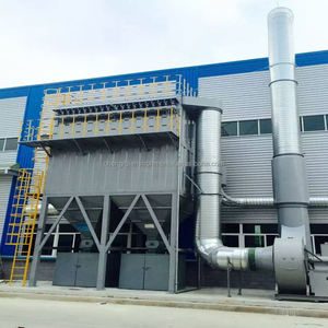 Collecteur de poussière à filtre à sac à <span class=keywords><strong>jet</strong></span> pulsé, efficacité 99,97 %, en acier inoxydable, faible résistance, pour l'élimination des poussières industrielles, bois et produits alimentaires - Product Image 1
