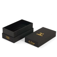 Vente en gros de carton rigide en papier de luxe personnalisé avec couvercle et base emballage carré de produit cadeau bougie boîte d'emballage