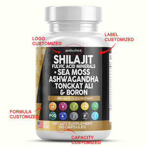 Pure Himalayan Shilajit Cápsulas Natural Organic Energy <span class=keywords><strong>Booster</strong></span> <span class=keywords><strong>Stamina</strong></span> Enhancer Suporte Imunológico Ácido Fúlvico Homens Mulheres Saúde - Product Image 5