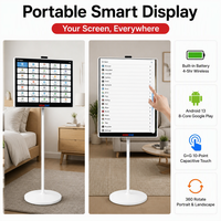 Écran intelligent portable Android 13 compatible avec les applications courantes, système non réduit, 32 pouces