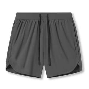 Shorts de sport pour hommes à séchage rapide avec cordon de serrage à la taille, impression personnalisée, maille respirante, coupe fendue, entrejambe de 7 pouces, pour le basketball - Product Image 2