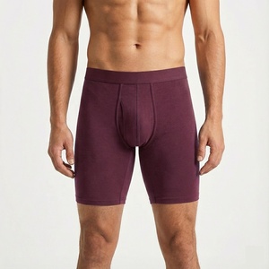 Mutande da Uomo Premium <span class=keywords><strong>in</strong></span> Bambù, Boxer a Gamba Lunga Traspiranti con Apertura Frontale, Vita Media, Personalizzabili con Logo, Vendita all'Ingrosso - Product Image 2