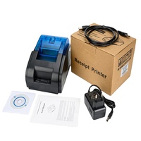 Imprimante Thermique Bluetooth Sans Fil de Bureau 58 mm, Sans Encre, pour Reçus USB 58 mm