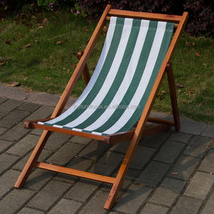 Silla de Playa Plegable de Madera de una Sola Plaza - Product Image 5