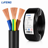 Cable Flexible de PVC RVV, Cable Eléctrico Multifilar de Cobre Libre de Oxígeno, Clasificación IP65, CE, para Electrodomésticos, OEM