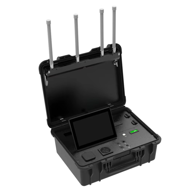 Anti Drone Detection System H1C Portable Drone Detector For Drone Monitoring Platform Full Time All Weather 10KM Security Patrol