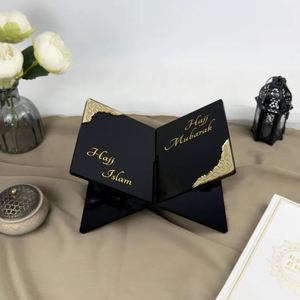 <b>Islamic</b> Gift Acrylic Umrah <b>Book</b> Stand Muslim Hajj Mubarak Quran Holder - Product Image 2