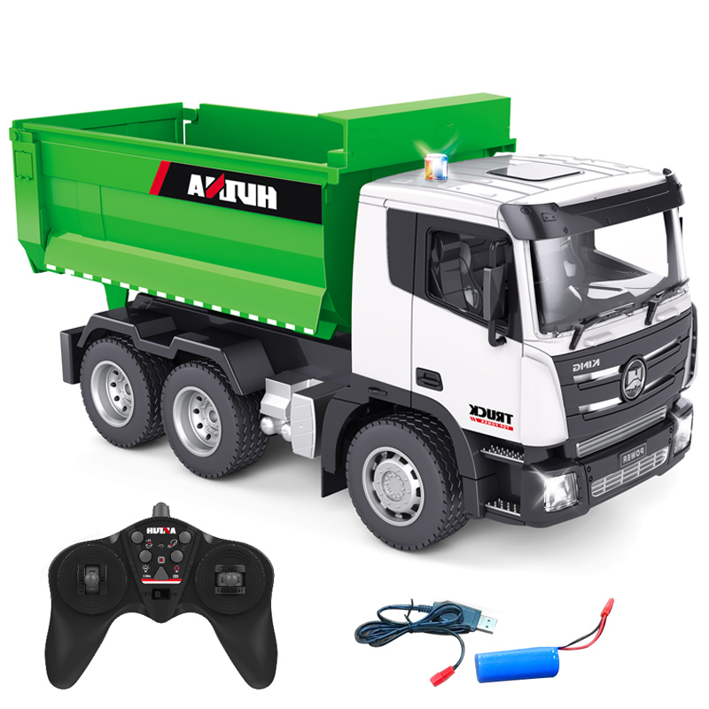 Newly Huina 1556 RC Engineering Tipper Lorry 2.4G 1:18 9ch