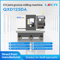Machine de fraisage de rainures pour joints homocinétiques QXD125DA, fraiseuse CNC pour rainures cannelées, pour le traitement des rainures en arc des pièces d'arbre
