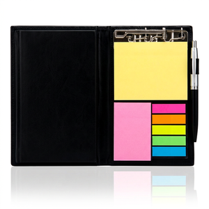 Bloc-notes autocollant personnalisé avec stylo, carnet de notes promotionnel, bloc-notes adhésif avec carnet de notes de petite taille, livre d'autocollants - Product Image 1