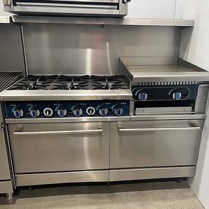 مجموعة احترافية قائمة بذاتها تعمل بالغاز في الولايات المتحدة مع شعلات قابلة للتعديل وشواية وشواية لاحتياجات الطهي التجاري - Product Image 3