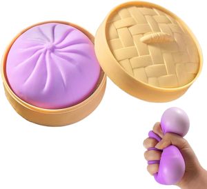 Rainbow Mystery Dumpling Squishy TPR Soft Squeeze Toy Blind Bag <b>Fidget</b> Toy for Party Favors - Product Image 4