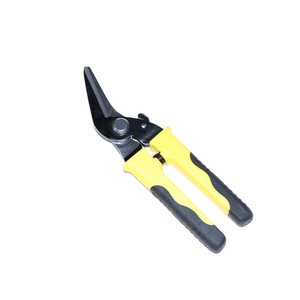 Tijeras Industriales de Acero Inoxidable con Borde Liso y Mango Amarillo, Cortadoras de Aviación Manuales de Cabeza Recta YL - Product Image 3