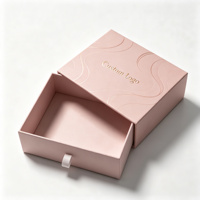 Boîte à tiroir élégante et tendance avec impression couleur intégrale, boîte cadeau rigide personnalisée en ivoire de qualité supérieure avec doublures en mousse EVA