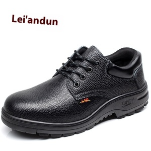 <span class=keywords><strong>Zapatos</strong></span> de Seguridad para Hombre, Calzado de Trabajo de Cuero de Vaca, Resistente al Desgaste, Punta de Acero, <span class=keywords><strong>Invierno</strong></span>, Cuatro Estaciones - Product Image 4