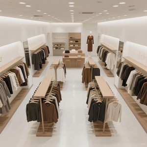 <span class=keywords><strong>2025</strong></span> Bán Buôn Bán Lẻ Người Đàn Ông Của Cửa Hàng Quần Áo Tường Kệ Vải <span class=keywords><strong>Hanger</strong></span> Rack Hiển Thị Kệ Cửa Hàng Hiển Thị Kệ Cho Tập Thể Dục Trang Phục - Product Image 1