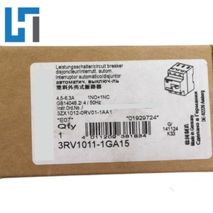 โมดูลเบรกเกอร์ป้องกันมอเตอร์แบบใหม่ รุ่น 3RV1011-1GA15 ตัวควบคุมการเขียนโปรแกรม PLC 3RV10111GA15 มีสินค้าในสต็อก - Product Image 1