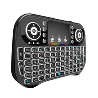 Mini clavier sans fil rétroéclairé I10 2,4 GHz, télécommande intelligente pour Android TV Box I10, souris aérienne rétroéclairée