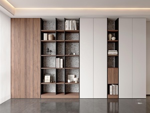 Gabinete de <span class=keywords><strong>libros</strong></span> de madera moderno <span class=keywords><strong>con</strong></span> diseño de puerta oculta <span class=keywords><strong>para</strong></span> el hogar, oficina, biblioteca, almacenamiento de <span class=keywords><strong>libros</strong></span>, <span class=keywords><strong>muebles</strong></span> de sala de estar, aplicación de dormitorio - Product Image 6