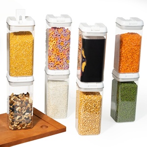 Best-selling Press-to-Seal Vacuum Storage Jar <b>Flour</b> Snack Cereals Storage <b>Container</b> Household Storage tank for Kitchen Organizer - Product Image 1