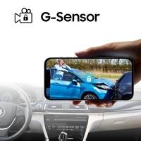 Nouvelle caméra embarquée WiFi Full HD 720P avec vision nocturne supérieure, objectif fisheye grand angle, enregistrement en boucle, rotation à 360 degrés, boîte noire