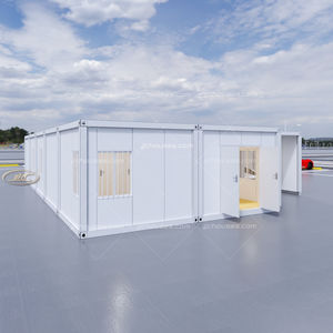 Marco listo Moderno 40 pies Ventana de vidrio de lujo 3 habitaciones Modular portátil Almacenamiento de dos dormitorios Fácil de montar Casas de contenedores - Product Image 2