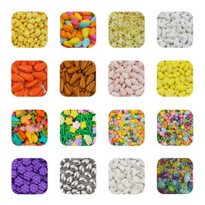 Novidade: Granulados Comestíveis Coloridos para Bolos, Mistura de Açúcar Pastel com Açúcar Granulado Jimmy para Sorvete - Product Image 3