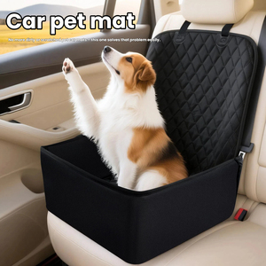 Housse de siège auto pour <span class=keywords><strong>chien</strong></span> de luxe, imperméable, respirante, écologique, solide, lavable, universelle, robuste, antidérapante, anti-rayures, toutes saisons - Product Image 4