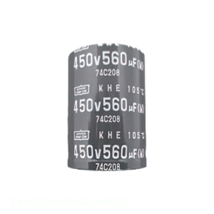 Condensateur à traversée de trou EKHS501VSN680MP25S, 68 µF 20% 500V, à fixation par clip, Distributeur agréé - Product Image 1