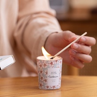 Set Diffuser Aromaterapi Lilin Kedelai Tanpa Api Teknik Semi-manual Semi-mekanis untuk Hadiah Pengiring Pengantin Wanita