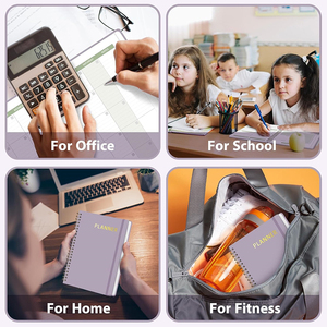 Quaderno per appunti Carta di alta qualità Strumento per gestire studio, lavoro e vita Quotidiana Rilegatura a spirale Copertina impermeabile Dotato di segnalibri Portapenna - Product Image 6