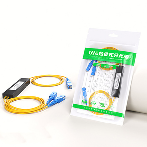 Divisor de Fibra Óptica de Alto Rendimiento 1x2 FBT o PLC para FTTH FTTB FTTX, Monomodo, Multimodo, Confiable, Cable SC LC FC - Product Image 5
