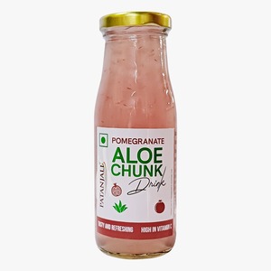 Bebida de granada y aloe vera en botella de Patanjali, alta en vitamina C, extracto de fruta de calidad alimentaria. - Product Image 1