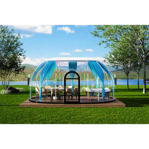 Casas Geodésicas de Policarbonato Nuevas de Lujo, Listas <span class=keywords><strong>para</strong></span> Enviar, Domo Burbuja Transparente de Lujo de 2 Dormitorios - Product Image 3