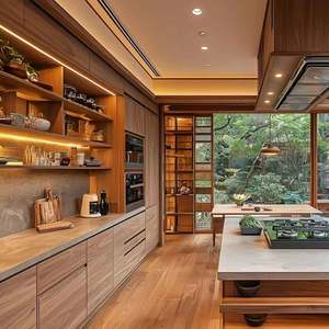 Luxury <b>Kitchen</b> Cabinet Modern <b>Kitchen</b> Cabinet <b>Kitchen</b> <b>Furniture</b> Set - Product Image 1