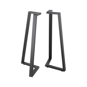 Metallisch Blau-Roségold Restaurant-Tischgestell mit Chrombeinen, 914mm, für Runde Tische - Product Image 3