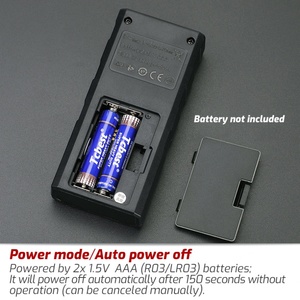 TASI TA511A Télémètre laser numérique mini 50m portable avec niveau à bulle - Product Image 5
