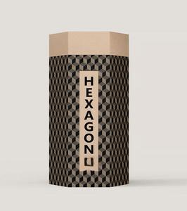 Caja de Embalaje Hexagonal Rígida Negra de Lujo para <span class=keywords><strong>Miel</strong></span> de Abeja, Regalos Naturales, Embalaje de Alimentos de Marca - Product Image 2