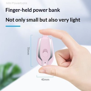 Cargador Portátil Mini Inteligente Personalizado para Llavero con Pantalla, Batería de <span class=keywords><strong>Li</strong></span>-Polímero de 1000mAh, Carga Rápida Tipo-C, Promocional para iPhone, de Emergencia - Product Image 5