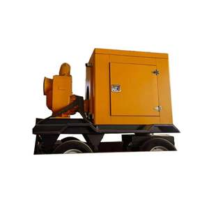 Pompe à eau mobile sur remorque de 8 pouces de haute qualité à grand débit pour l'irrigation, moteur diesel - Product Image 4