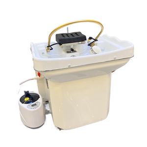 Lavabo Portátil de Cerámica Japonés para Spa Capilar 2 en 1, Lavado y Masaje del Cabello para Uso en Salón, 110V/220V - Product Image 2