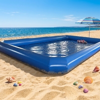 Piscine familiale gonflable géante en PVC épais et durable pour l'extérieur et les divertissements estivaux – Offre spéciale