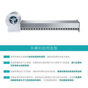 Cortina de Aire Centrífuga de Acero Inoxidable Theodore FM-2515LK2518LK2520LK para Puertas de Cámaras Frigoríficas - Product Image 2