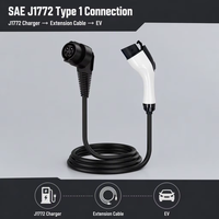 Câble d'extension de charge pour véhicules électriques AOTAI J1772, câble de charge de type 1 SAE J1772, rallonge de chargeur EV pour voitures électriques