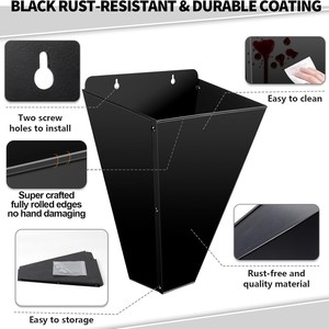 HONGYAO-Cono de sujeción de metal resistente para trabajadores de jardín, diseño de embudo con parte posterior plana - Product Image 2