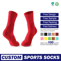 Chaussettes de sport mi-mollet pour hommes en gros d'usine Tube blanc pour le basket-ball et le tennis Logo quantité minimale de commande bas sur le bas